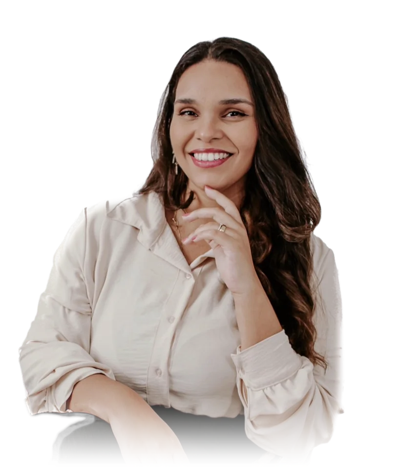 Jéssica Borowsky, psicóloga clínica, sorrindo